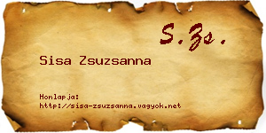 Sisa Zsuzsanna névjegykártya